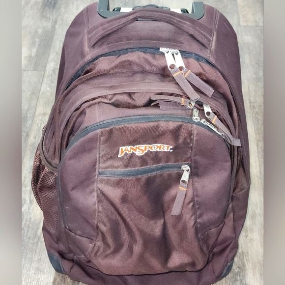 Jansport Bags Authentic Jansport Driver 8 Trolley Backpack Mocha